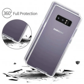 Husa Samsung Galaxy Note 8, FullBody Elegance Luxury 360º ultra slim Silicon TPU, acoperire fata spate - Img 2