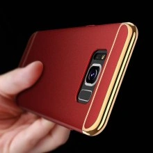 Husa Samsung Galaxy S8, Elegance Luxury 3in1 Rosu - Img 3