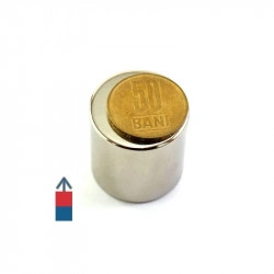 Magnet neodim puternic cilindru 30x30mm - 40kg forta