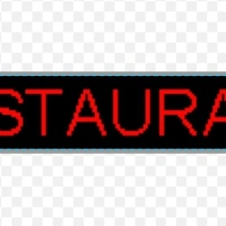 Panou Led de Exterior Programabil/Reclama Luminoasa 100x40 ROSU ideala pentru RESTAURANT - Img 2