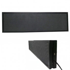 Panou Led de Exterior Programabil/Reclama Luminoasa 135x40 ROSU - Img 3