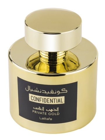 Parfum Arabesc, Apa de Parfum Confidential Private Gold, Lattafa, Barbati - 100ml - Img 3