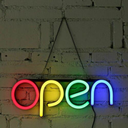 Reclama Luminoasa Neon LED "OPEN" – Atrage Clientii Instant