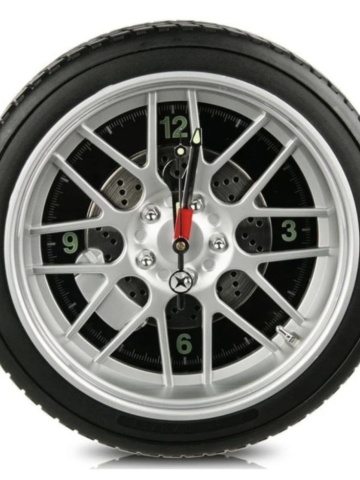 Ceas de Perete Sport Wheel – Design Unic în Forma de Roata pentru Pasionatii de Auto & Motorsport