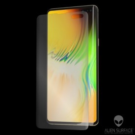 Folie Alien Surface HD, Samsung GALAXY S10 Plus fata, spate, laterale + Alien Fiber Cadou