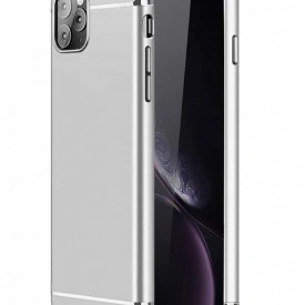 Husa Apple iPhone 11, Elegance Luxury 3in1 Silver