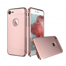 Husa Apple iPhone 7 Plus, Elegance Luxury 3in1 Rose-Gold