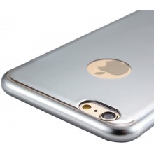 Husa Apple iPhone 7 Plus, Elegance Luxury placata Argintiu (ELECTROPLATING SILVER)