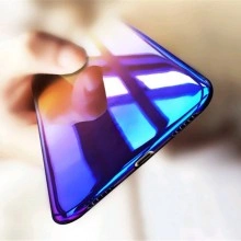 Husa Apple iPhone XS MAX, Gradient Color Cameleon Albastru-Galben - Img 6