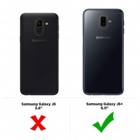 Husa pentru Samsung Galaxy J6 Plus, Perfect Fit , Silicon TPU Negru - Img 4