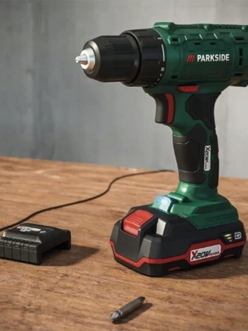 Masina de Gaurit si Insurubat Parkside cu Acumulator 20V, 2Ah si incarcator inclus