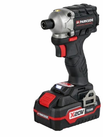Masina de insurubat cu impact din seria X20v PARKSIDE PERFORMANCE PDSSAP 20V – cu baterie 2Ah si incarcator