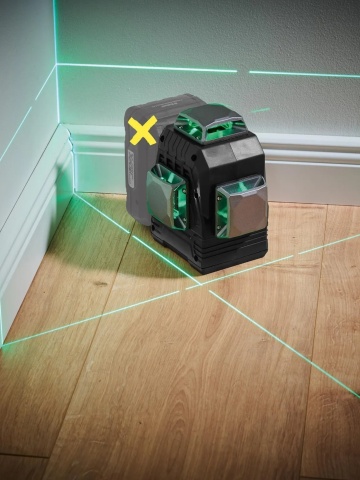 Nivela Laser cu Acumulator PARKSIDE PKLLP 3360, Laser Verde 3 x 360°, Autonivelanta, cu Valiza de Transport, Incarcator si Acumulator inclus - Img 3