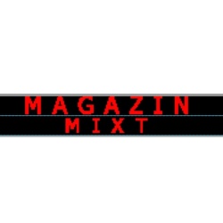 Panou Led de Exterior Programabil WIFI - Reclama Luminoasa 100x20cm Text Rosu pentru MAGAZIN MIXT