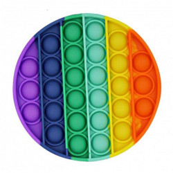 POP It cerc Jucarie antistres Push pop Bubble Curcubeu - Img 3
