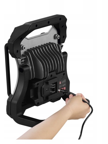 Reflector LED Parkside Performance 10000 lm, Proiector LED cu alimentare prin cablu si acumulator 20V - Img 4
