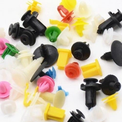 Set 100 bucati, cleme auto, bumbi, clipsuri fixare plastice auto, fete de usi auto, carenaje auto