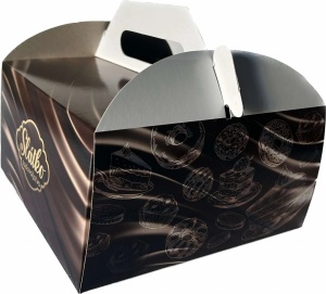 Kutija za torte 19×19×10 cm – sa štampom (set 5 kom)