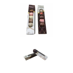 Kutija za komadne kolače(Sweet Love)(set 5 kom)Bela