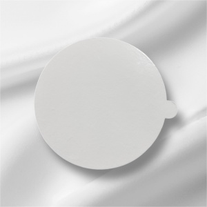 Podmetač za tortu F25 (sa ručicom) – 3 mm, obostrana bela folija