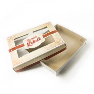 Kutija za kolače – Braon, 1 kg(set 5 kom)