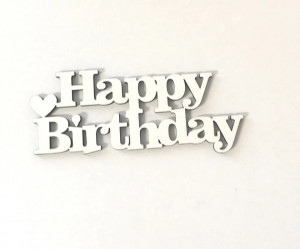 Mali toper Happy Birthday (beli)