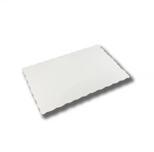 Podmetač za tortu 29x44 karner, 3 mm, obostrana bela folija