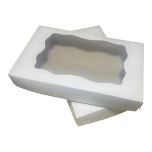 Kutija za kolače 2 kg – 35×21×6 cm, plastificirana (set 5 kom)