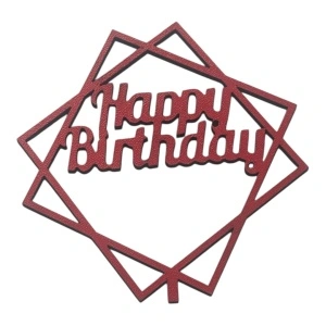 Mali toper Happy Birthday kocka (crveni)
