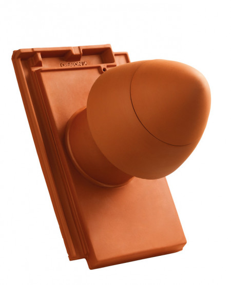 Domino Element tub aerisire argila NW 100 SIGNUM Tip A cu furtun flexibil pentru conexiune