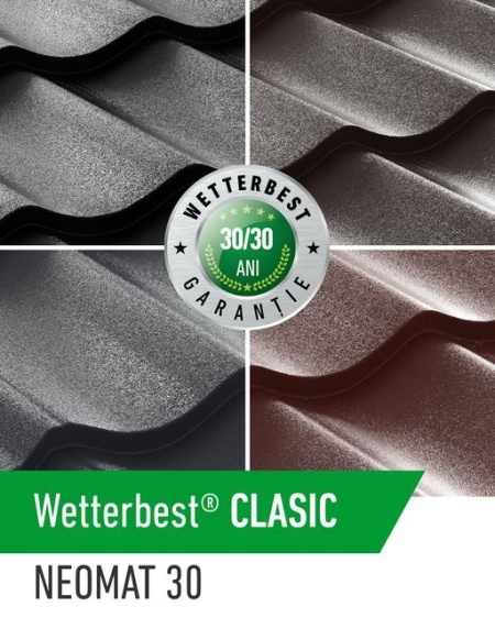 Tabla acoperiș Wetterbest Clasic 0,5 mm NEOMAT