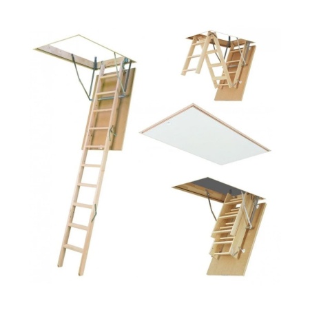 Scara modulara lemn de mansarda OptiStep