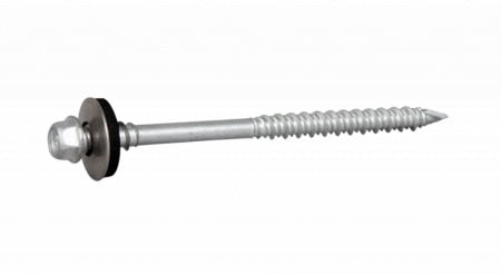 Șurub cu saiba 6,3/7 x 155 mm panou sandwich 100 buc metal/lemn