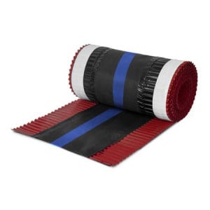 Bandă ventilare coamă Tech Vent 23 cm x 5 m RAL 3011 roșu