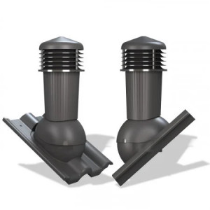 Coș de ventilație Wirplast Ø 125 mm special pentru țiglă de beton Alpina
