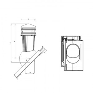 Bază de etanșare Wirplast adaptată geometric pentru profilul plat al țiglei Domino