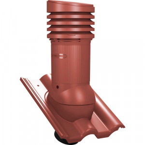 Coș ventilare aerisire țiglă Bramac Alpina roșu EVO Ø 125 mm