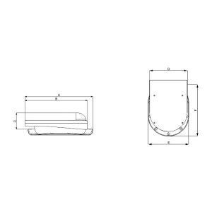 Element ventilație Rolling rezistent la intemperii profil T50