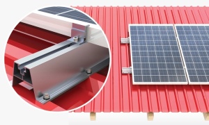 Kit Structură Completă pentru 6 Panouri Fotovoltaice – Montaj Acoperiș din Tablă Metalică (Sistem 2.5-3 kW) - Img 3