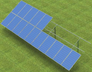 Structură aluminiu fotovoltaică rezistentă la coroziune