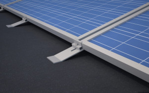 kit structură fotovoltaică 2kW terasă