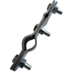 Piesă Legătură Electrod Împământare Ø20 mm cu Conductor Ø8-10 mm, Oțel Zincat Termic - Img 2
