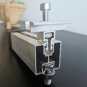 Profil aluminiu 40x40 mm pentru panouri fotovoltaice – palet 150 buc - Img 2
