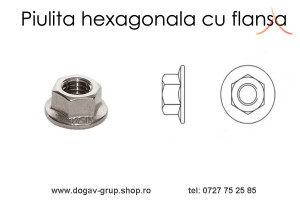 Set surub tip cap T 10 x 25 cu piuliță autoblocantă - Img 2