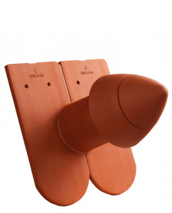 Solzi clasic Element tub aerisire argila NW 100 SIGNUM Tip A cu furtun flexibil pentru conexiune
