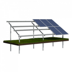 Sistem prindere panouri fotovoltaice pe pământ