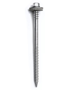 Șurub Fixare Panouri Sandwich 6.3/6.8x160 mm pe Lemn/Beton cu Șaibă EPDM, pentru panou de 100 mm Cutie 100 buc