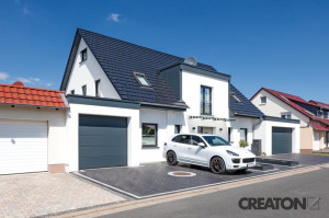 Tigla ceramica Creaton Domino, negru mat angoba NUANCE