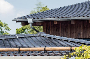 Tigla ceramica Creaton Futura, rosu cu efect de ardere smaltuit Noblesse