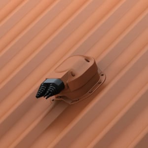 Detaliu garnitură flexibilă EPDM trecere cabluri Ø5-47mm Wirplast